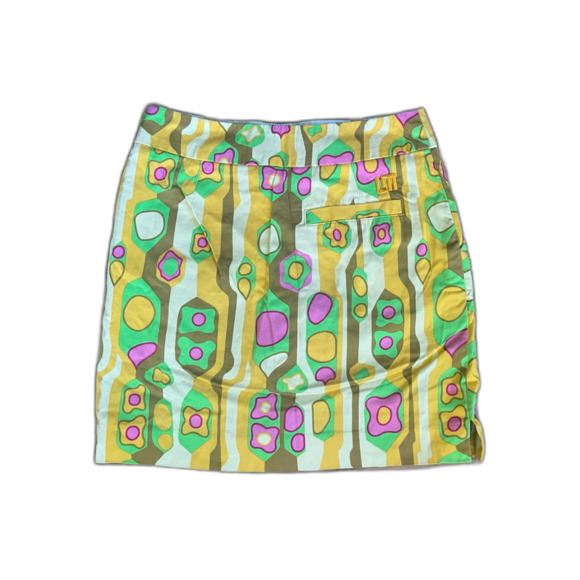 LOUDMOUTH Ladies Multicolor Pattern Golf Skirt   Women's Size 0 - Picture 4 of 6